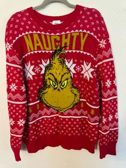 The Grinch Naughty Ugly Christmas Sweater Size 2XL
