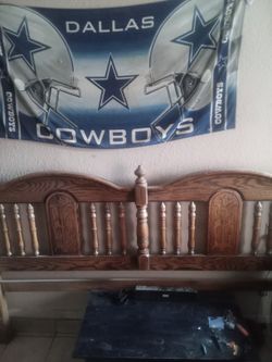 Wooden King Size Headboard $25