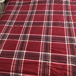 Plaid King Sized Comforter 