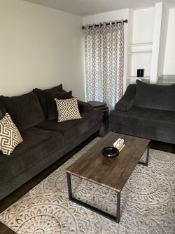 Set of couch sofa and chair