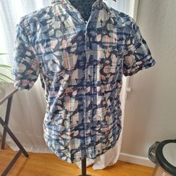 Size MED Jack Spade Button Down Short Sleeve 