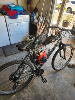 Motorized Schwinn Standpoint mountain bike