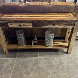 Wood Sofa Table