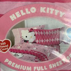 Hello Kitty Full Sheet Set