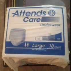 Box Of Diapers Attends Size  Large. $8