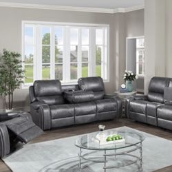 MILTON 3 PC RECLINER SET. FINANCING AVAILABLE 