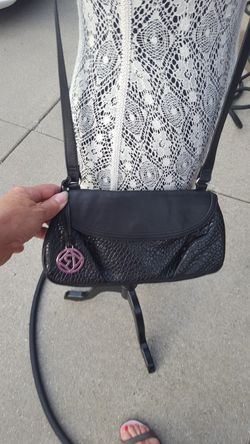 Black new relic crossbody bag