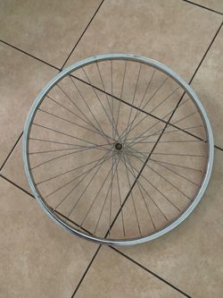 28” chrome bike rim