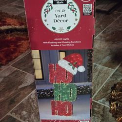 6ft HO HO HO LED sign