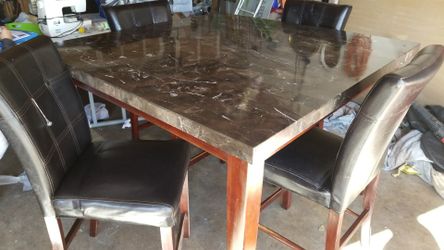 Marble table