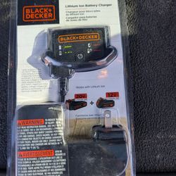 Black+Decker Lithium Battery Charger