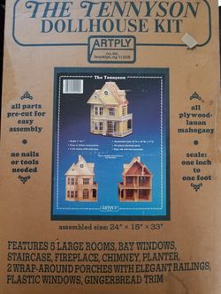 VINTAGE TENNYSON DOLLHOUSE
