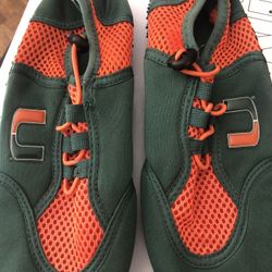 Kids Water Shoes New University Of Miami Insignia