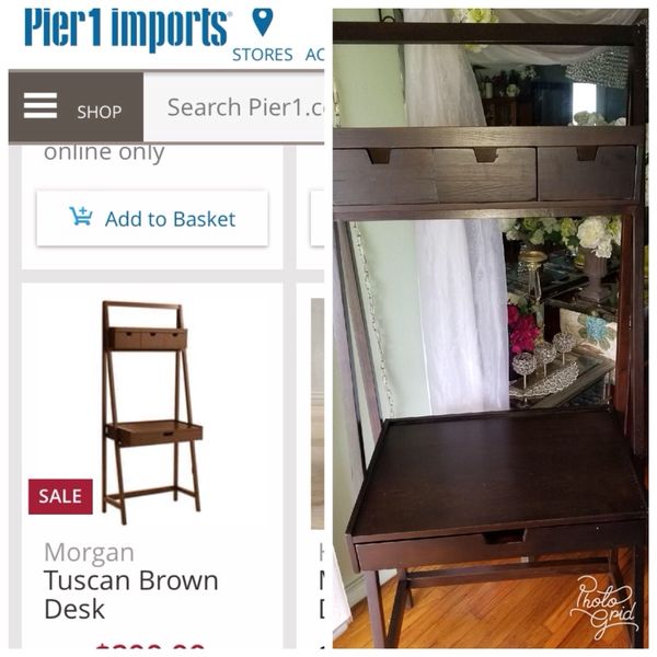 Pier 1 Tuscan Brown Desk For Sale In Redwood City Ca Offerup