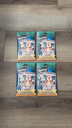 Pokémon TCG Sleeved Booster Packs – Lot of 4