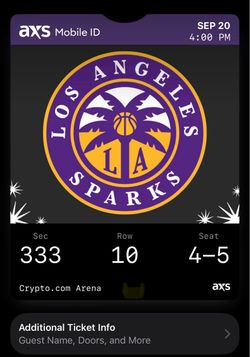 LA Sparks Vs Portland Fire