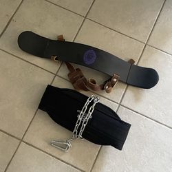 Workout Weight Belt, Arm Blaster, and Running Belt