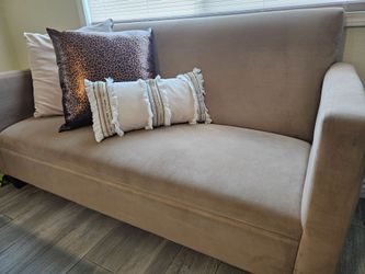 Suede Comfy Couch - Good condition!