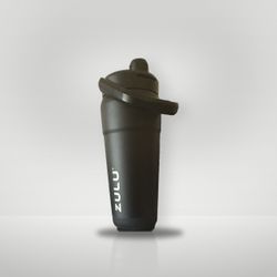 Zulu 64 oz Water Bottle Jug, Black, with Handle and Flip Lid, New