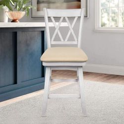 Furgle 30 inch Bar Stools Counter Industrial Farmhouse Backrest Chair