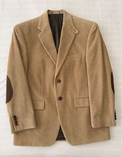 Ralph Lauren Men's Tan Corduroy Sport Coat Blazer