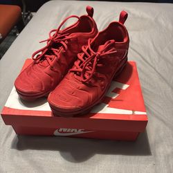 Red  Nike Vapor-Air Maxes