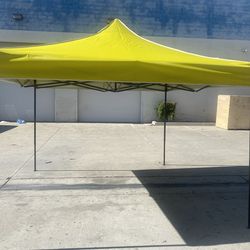 Yellow Heavy-Duty 10x10 ft Popup Canopy Tent Instant