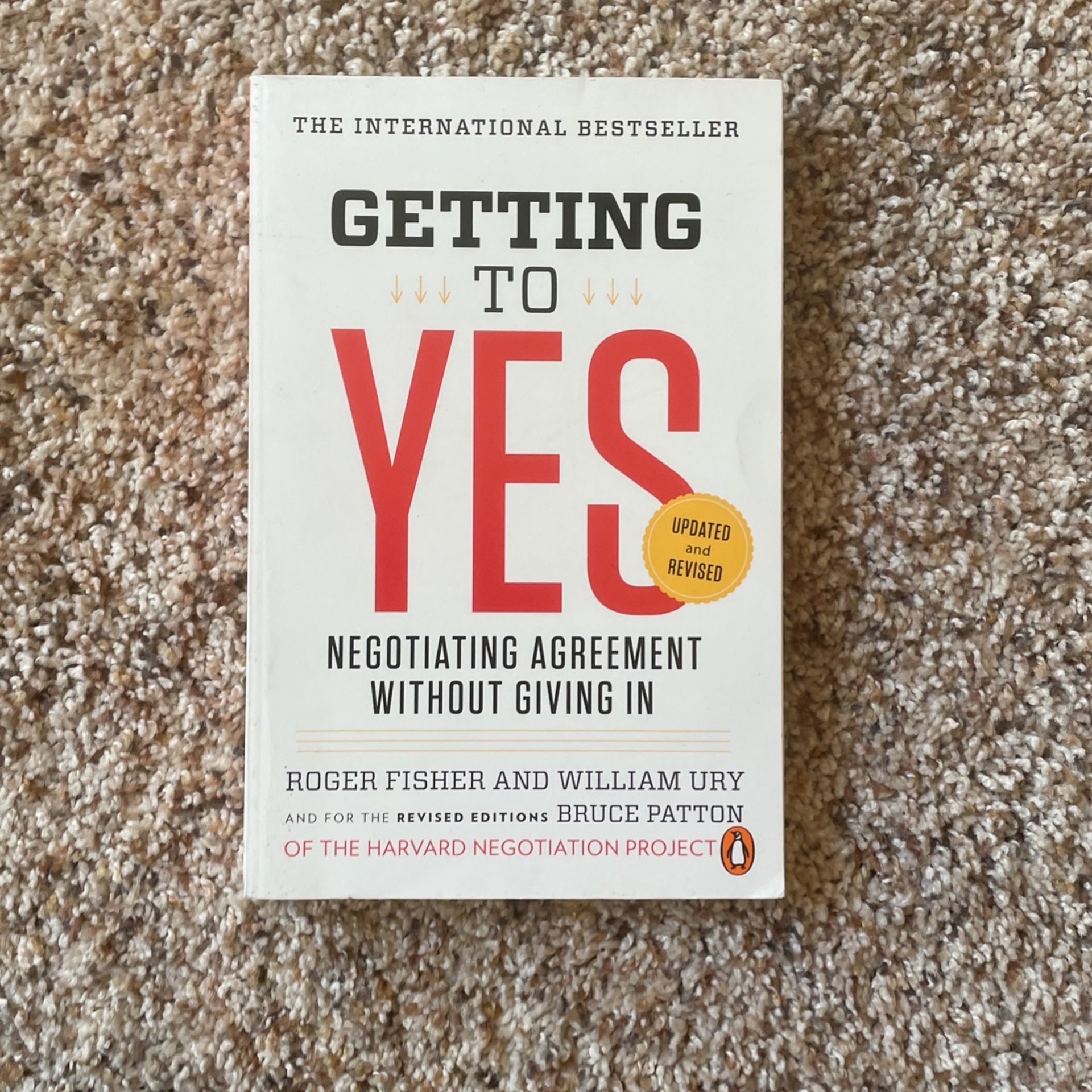 Getting to Yes Book