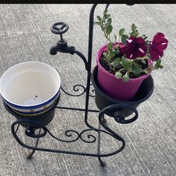 2 Plant Holder Perfect For In-outdoors 🪴🪴great For Garden And House Decoration 