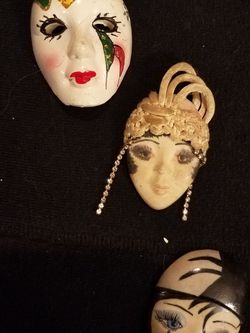 Porceline(maybe?) Lady Faces.