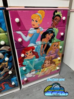 Princess five drawer dresser new chest cajonera Comoda