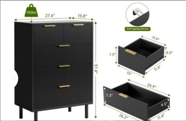New black dresser