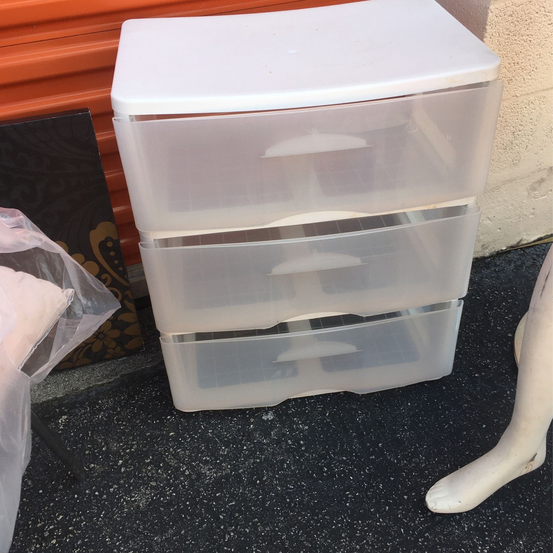 Plastic Storage Drawers For $10