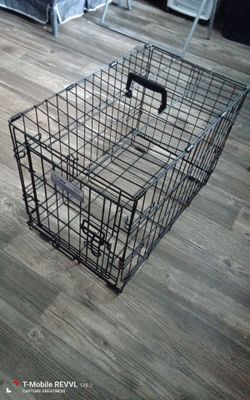 folding metal wire animal crate