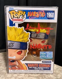 Naruto uzumaki signed psa verified funko pop