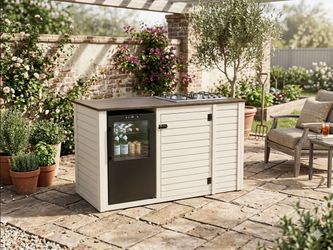 All in One Cabinet / Gabinete con Estufa y Refrigerador