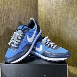 NIKE / City Waffle Stompers / Running casual / Men’s 12 / Good Condition w/o Box!! / Blue, Baby Blue & White