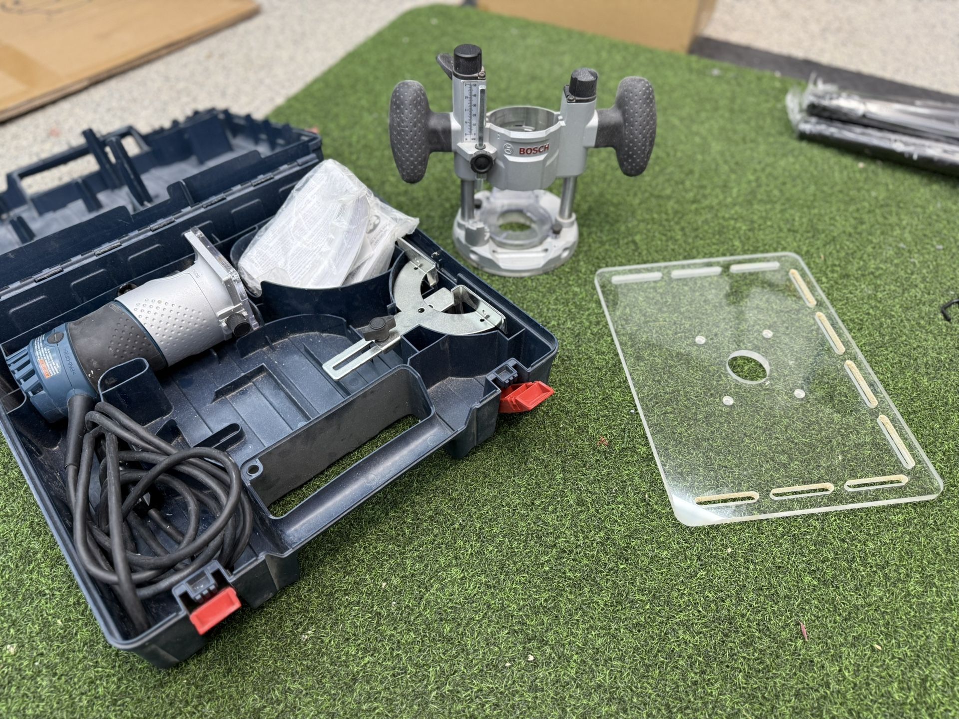 Bosch Palm Router And Accessories
