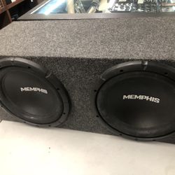 Memphis Car Audio Set Of 12” S In Box 