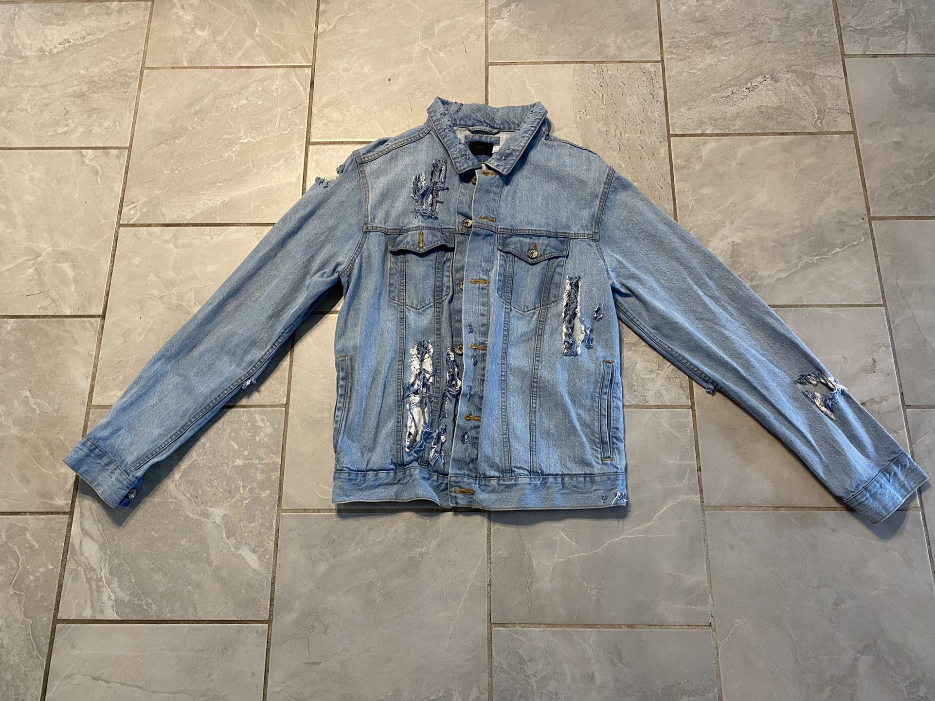 CUSTOM Distressed Jeans Jacket 