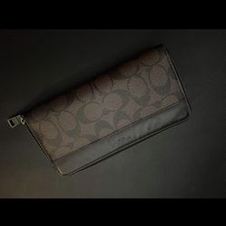Coach leather wallet (unisex)