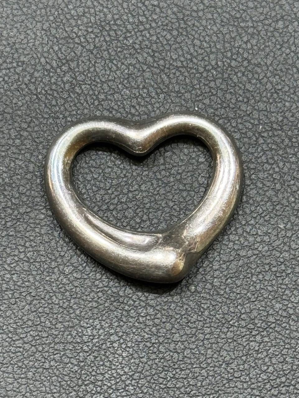 Tiffany & Co Elsa Peretti Open Heart 925 Sterling Silver Pendant Spain