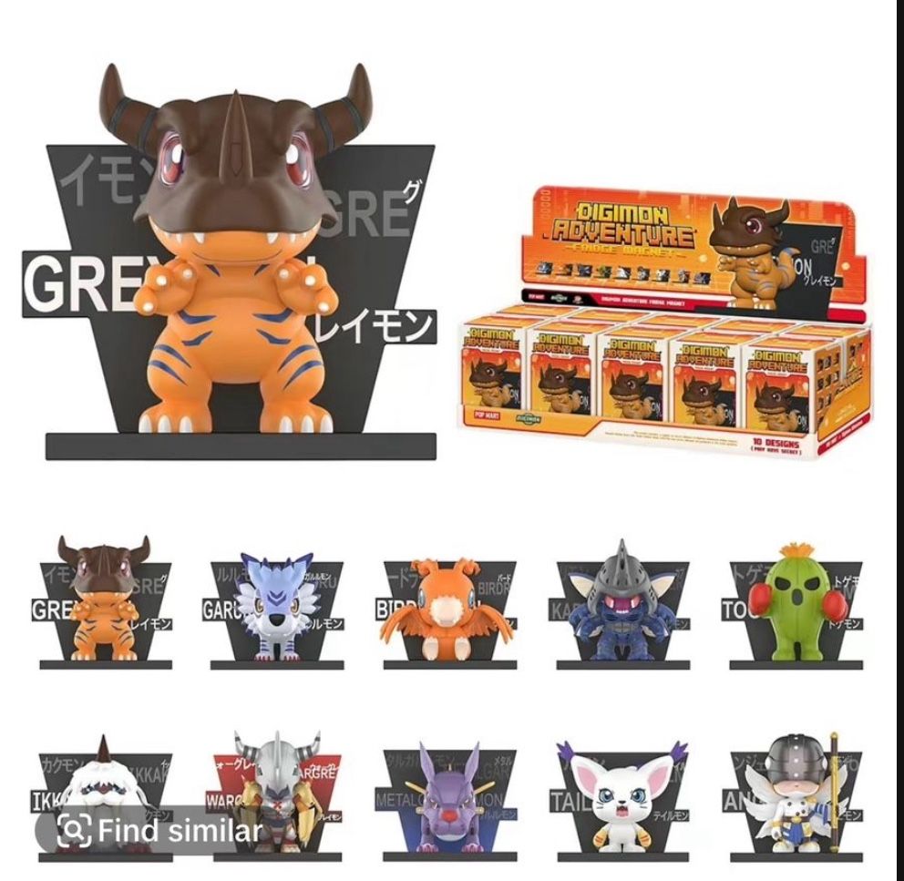 DIGIMON Pop Mart Full Set 10 PIECE IN BOX
