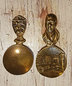 Pair of Vintage Tea Spoon Caddy