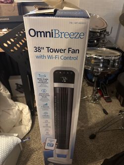 OmniBreeze 38-inch tower fan with Wi-Fi control