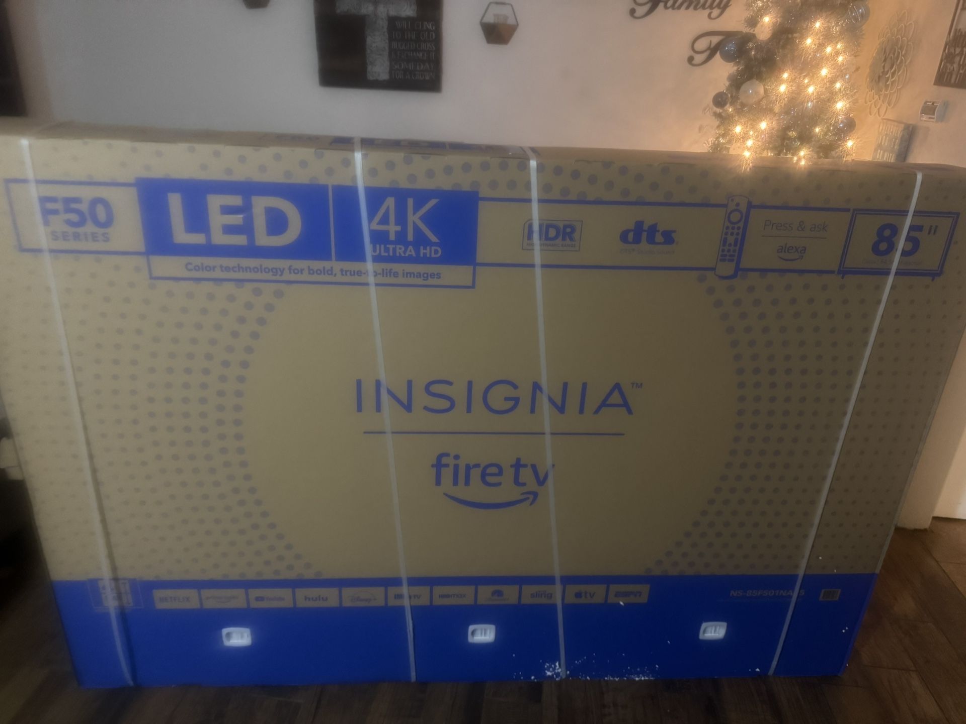 85“ Insignia Fire Tv In Box