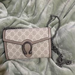Gucci Supreme GG Beige Print Mini Dionysus Purse