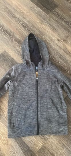 Boys Russell Athletic Heathered Gray Full Zip Hoodie - Size M (10/12)