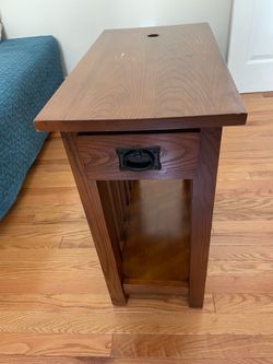 Mission Style Wood Nightstand / End Table
