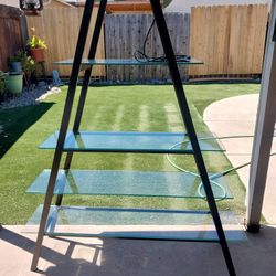 4 Tiered Glass Shelves 